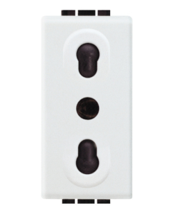 PRESA 2P+T 10A/16A 250V LIGHT - BTICINO.